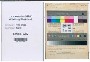 Entnazifizierung Willy Schmid , geb. 05.05.1895 (Prokurist)