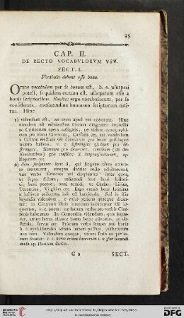Cap. II: De recto vocabvlorvm vsv