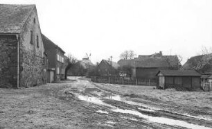 Obercunnersdorf-Kottmarsdorf. Ortsansicht mit Burkmühle