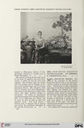 90: Mrs. Gertrude Massey's water-colours