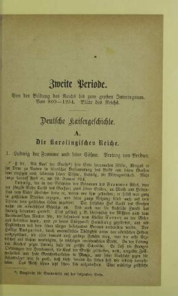A. Die Karolingischen Reiche