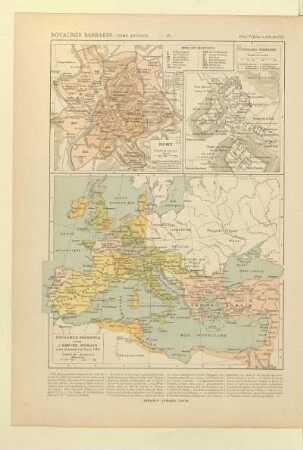 Royaumes barbares dans l'Empire romain avant l'avènement de Clovis (481), Rome, Forums romains