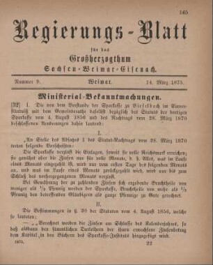 Nr. 9 : 14. März 1875