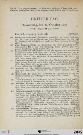 Einrichtungsgegenstände (Nr. 419-470)
