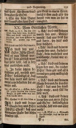 XX. Vom Göttlichen Worte.
