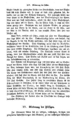 XV. Gliederung des Flüssigen