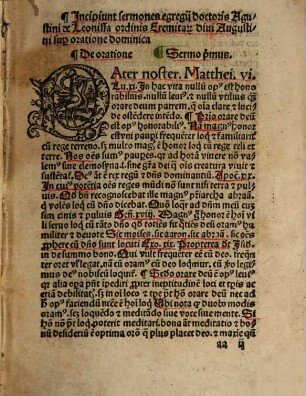Sermones pulcherimi super dominicam orationem Pater noster et angelicam salutationem Ave Maria : unicuique ad populum volenti declamationes facere accommodati