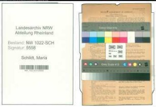 Entnazifizierung Maria Schildt , geb. 10.04.1904 (Justizangestellte)