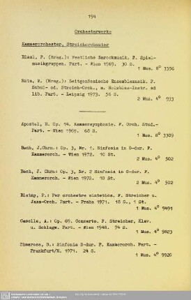 Orchesterwerke