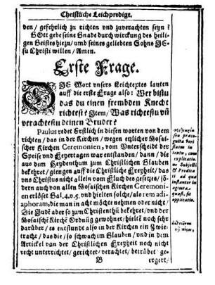 Erste Frage