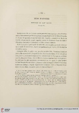 Tête d’apôtre supposée du XIIIe siècle