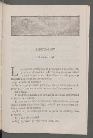 Capítulo CIV - Otra carta