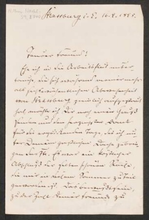 Brief an Heinrich von Herzogenberg : 16.09.1895