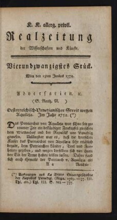 Vierundzwanzigstes Stück