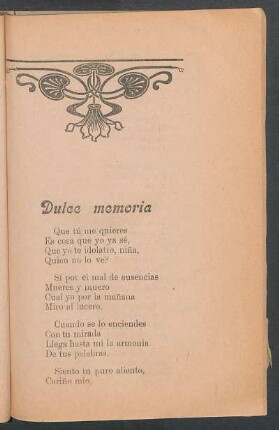 Dulce memoria