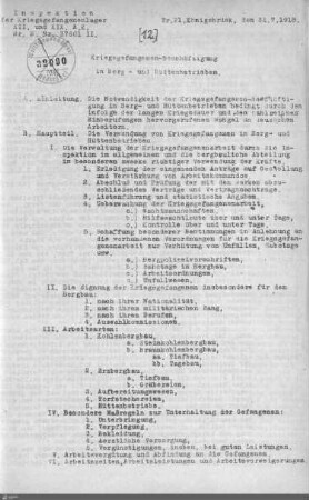 12: Kriegsgefangenenbeschäftigung in Berg- und Hüttenbetrieben