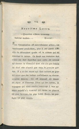 Neuvième Lettre