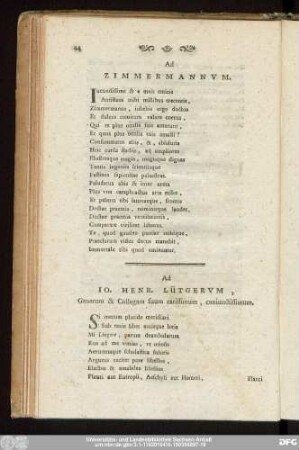 Ad Io. Henr. Lütgerum, Generum & Collegam suum carissimum, coniunctissimum.