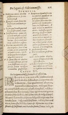 Caput XV. De Reciproca eusq formulis & effectibus.