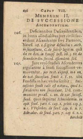 Membrum II. De Successione Ascendentium.