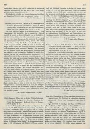 523-524 [Rezension] Heyn, Immanuel, Religion und Politik