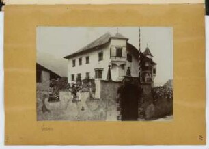 Ansitz Thalegg, Eppan (St. Michael): Außenansicht (aus: Skizzen- und Fotoalbum 13)