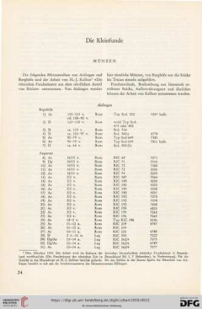 Die Kleinfunde