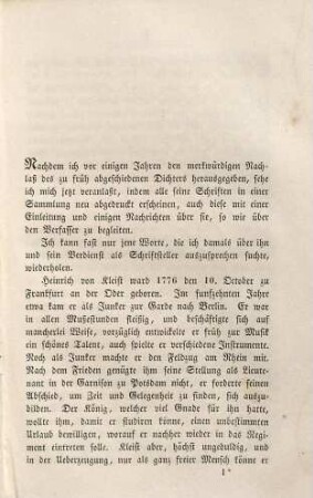 Kritische Schriften : zum erstenmale gesammelt und mit einer Vorrede herausgegeben, 2 : Enth. u.a.: Heinrich von Kleist. Der spanische Dichter Vicente Espinel