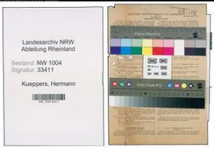 Entnazifizierung Hermann Kueppers , geb. 25.11.1904 (Kaufm.Angestellter)