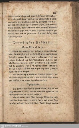 Dreyßigster Abschnitt. Vom Brandteig