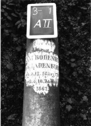 Grabstein A II/3/1 (Detailaufnahme 2)