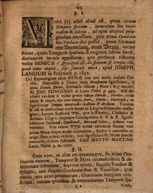 Disp. philol.-crit. de tribus Ebraeorum Moris
