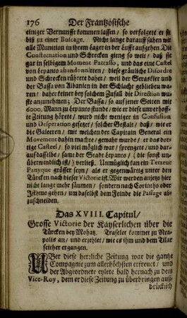 Das XVIII. Capitul.