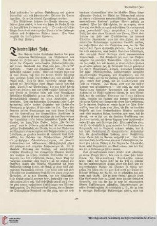 24: Theatralisches Jahr