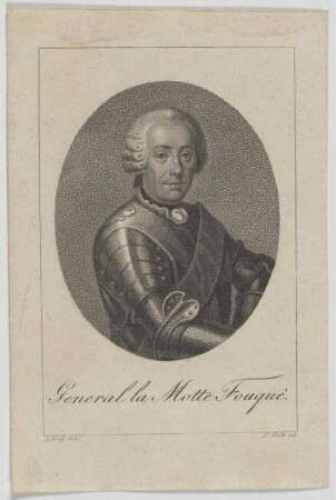 Bildnis des Heinrich August de la Motte Fouqué