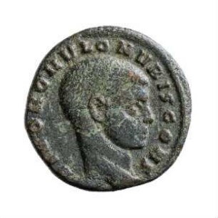 Münze, Halbfollis, Aes 4, Ende 309 - Oktober 312 n. Chr.