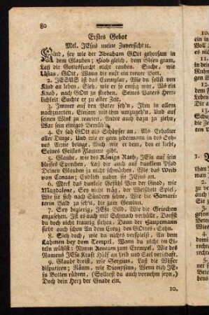 80-107, Erstes Gebot - Zehendes Gebot