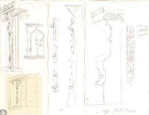 Lange, Ludwig; Lange - Archiv: X.5 Gotik (Details Holz) - Details