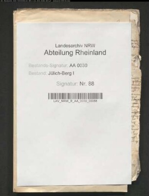 Abrechnungen des Hofmeisters Berthold von PLETTENBERG