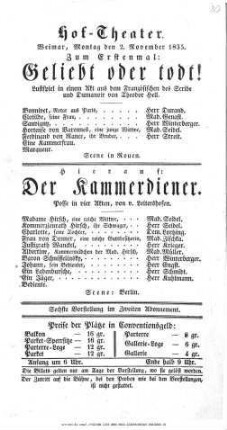 Der Kammerdiener