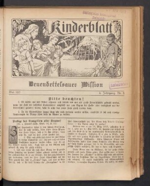 Nr. 5. Mai 1913