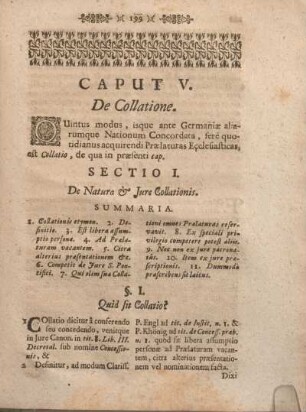 Caput V. De Collatione.