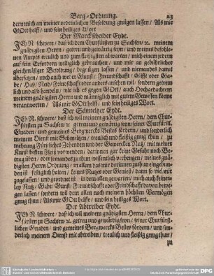 Der Schmeltzer Eydt.