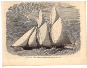 The "Cambria", winner of the International Yacht Race