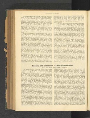 Viehzucht und Bodenkultur in Deutsch-Süwestafrika.