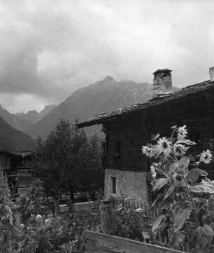 Kärnten. Wohnhaus (vielleicht im Lesachtal)