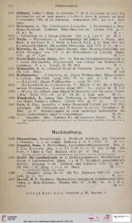 Mecklenburg (Nr. 2483 - 2710)