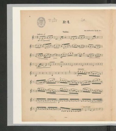 No. 4. Violine.