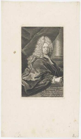 Bildnis des Abraham Christoph Plaz