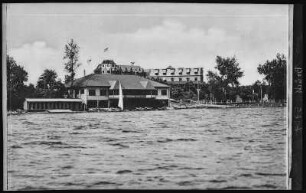 Spring Park. Boat and Bath Houses, Hotel de Otero, Spring Park, Minn.